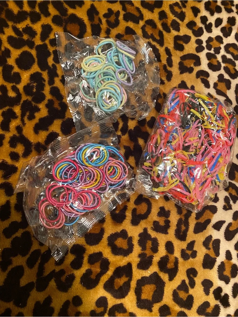 Assorted Multicolor Elastic Hair Bands Pack
